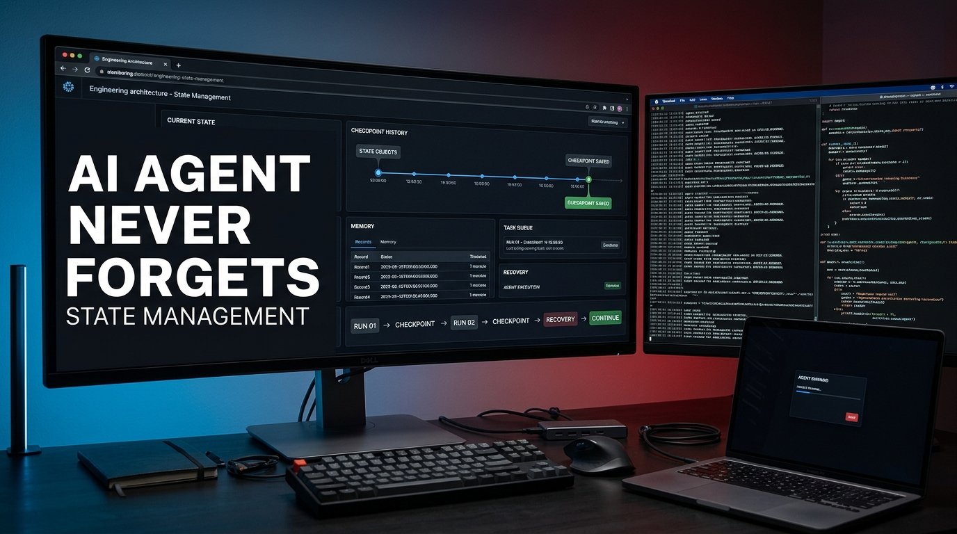 Designing State Management Architecture for Long-Running AI Agents