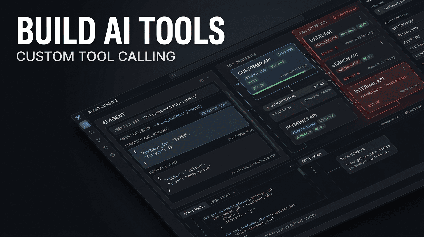 Building Custom Tool-Calling Interfaces for Enterprise Agentic Systems