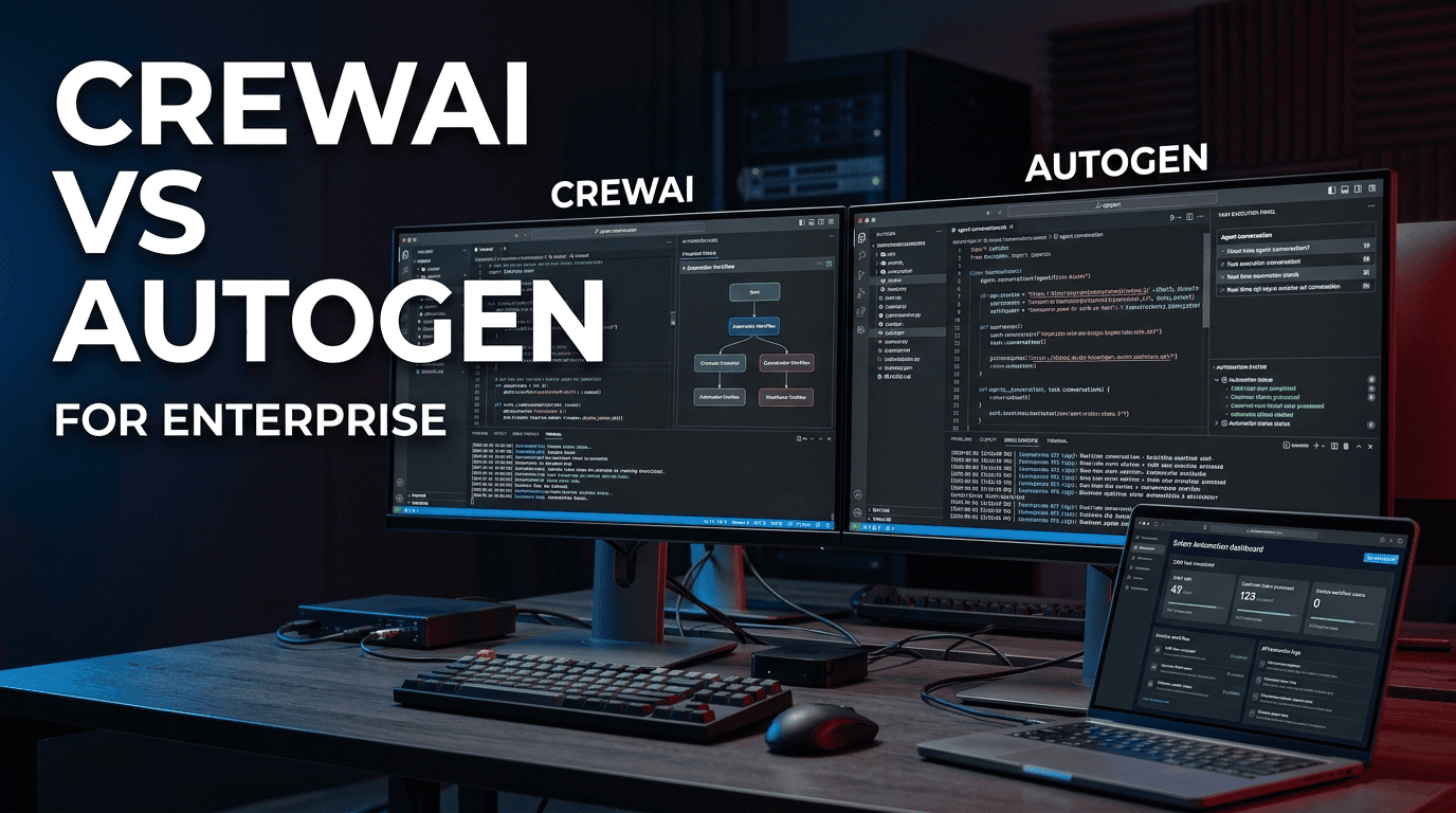 CrewAI vs. AutoGen for Enterprise SaaS Task Automation
